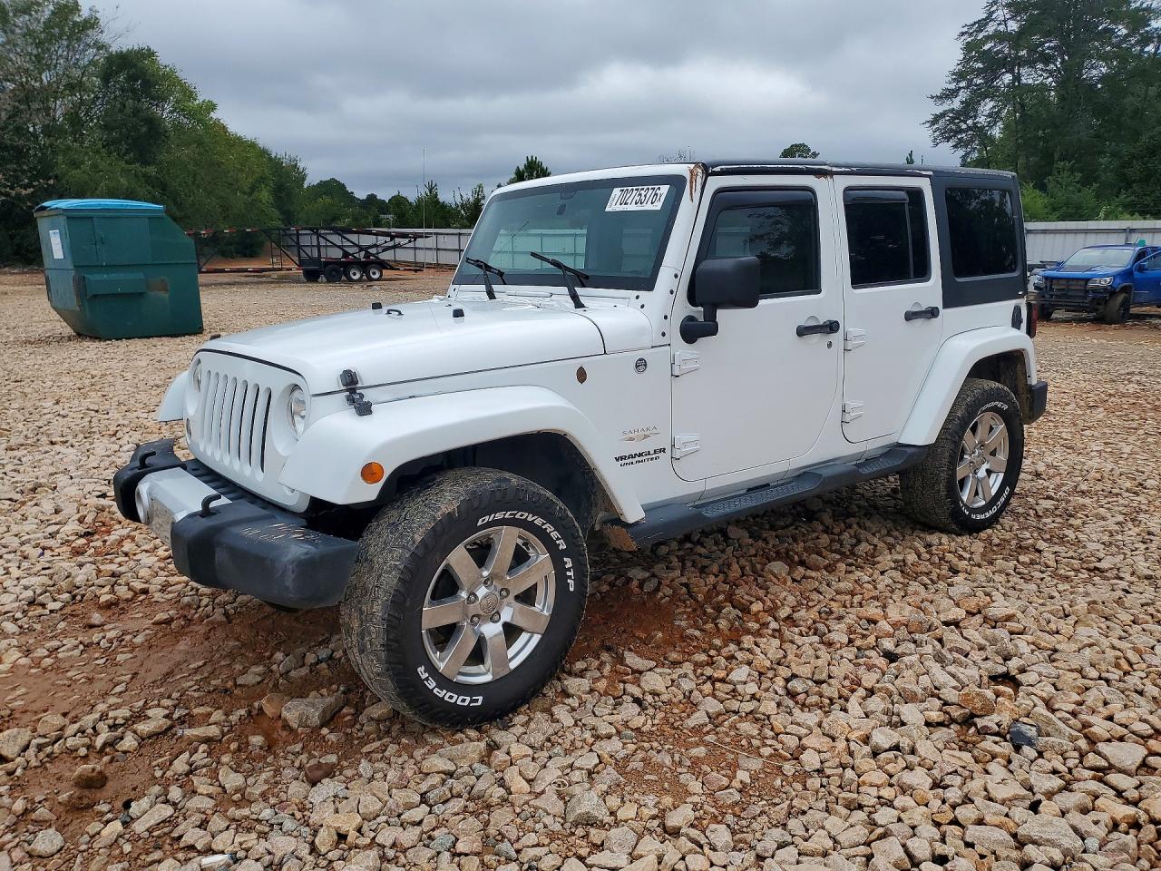 2012 JEEP WRANGLER UNLIMITED SAHARA